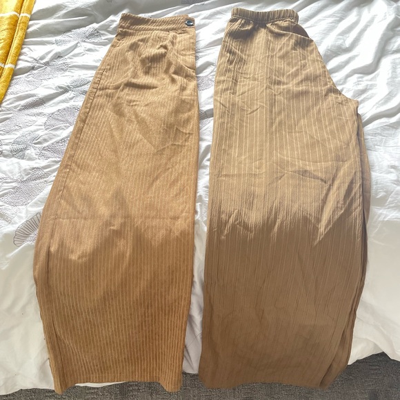 2 wide legged pants. One button and one stretchy. - Picture 1 of 6